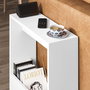 Hanah Home Simpi Mesa auxiliar Blanca